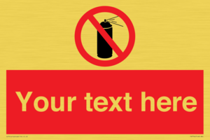 Custom prohibition no aerosol